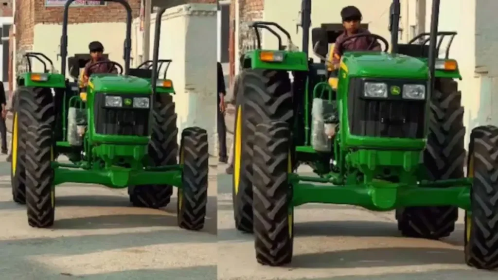Tractor Viral Video: खिलौनों से खेलने की उम्र में चलाया ट्रैक्टर, सोशल मीडिया पर वायरल हुआ नन्हे ड्राइवर का स्वैग