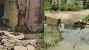 Yamunanagar News: यमुनानगर में डेढ़ साल से हो रहे सीवरेज लीकेज ने गिराई आंगनबाड़ी की दीवार, देर रात गांव बाढ़ी माजरा में हड़कंप