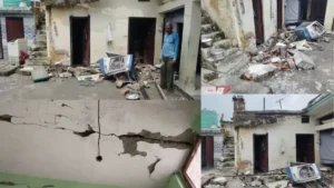 Yamunanagar News: फेरूवाला में आकाशीय बिजली गिरने से मकान क्षतिग्रस्त, बाल-बाल बचीं 6 जानें