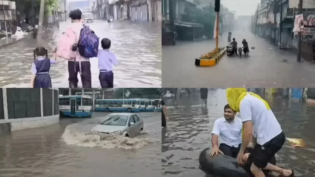 Yamunanagar News: कुछ घंटों की बारिश में डूब गया यमुनानगर! यमुनानगर-जगाधरी में सड़कों पर लबालब पानी, वाहन चालक परेशान
