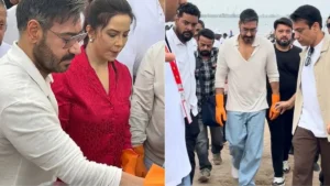 Bollywood News: 'दृश्यम 3' के बीच जुहू बीच पर कचरा उठाते दिखे अजय देवगन, जीता फैंस का दिल