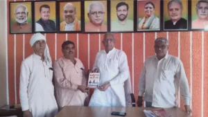 Ateli Mandi : अटेली में जांगिड़ ब्राह्मण समाज की बैठक, 17 सितंबर को महेंद्रगढ़ में होने वाले राज्य स्तरीय विश्वकर्मा पूजा दिवस का दिया निमंत्रण