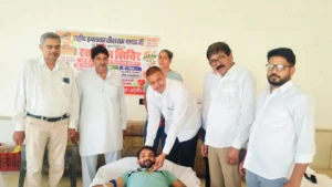 Ateli Mandi : शहीद हवलदार शीशराम यादव की द्वितीय पुण्यतिथि पर नांगल गांव में रक्तदान शिविर आयोजित