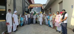 CM Tirtha Yatra Punjab : पट्टी के श्रद्धालुओं का जत्था श्री आनंदपुर साहिब और नैना देवी के लिए रवाना