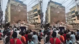 Delhi Building Collapse: सत्य निकेतन में गिरी 6 मंजिला छात्र PG की इमारत, मलबे में फंसे कई छात्र
