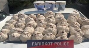 Faridkot Heroin Seizure : फरीदकोट में 47 किलो हेरोइन और 3 विदेशी पिस्टल के साथ 4 गिरफ्तार