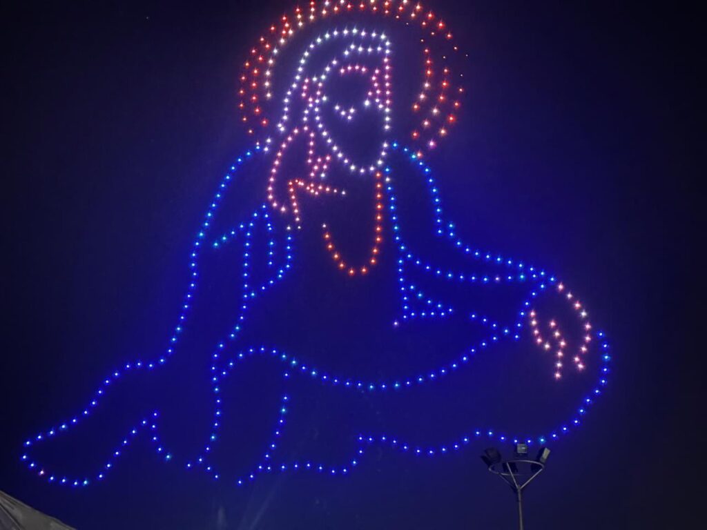 Guru Ravidas Drone Show Nakodar : नकोदर में 500 ड्रोनों ने दिखाई गुरु रविदास जी की महिमा