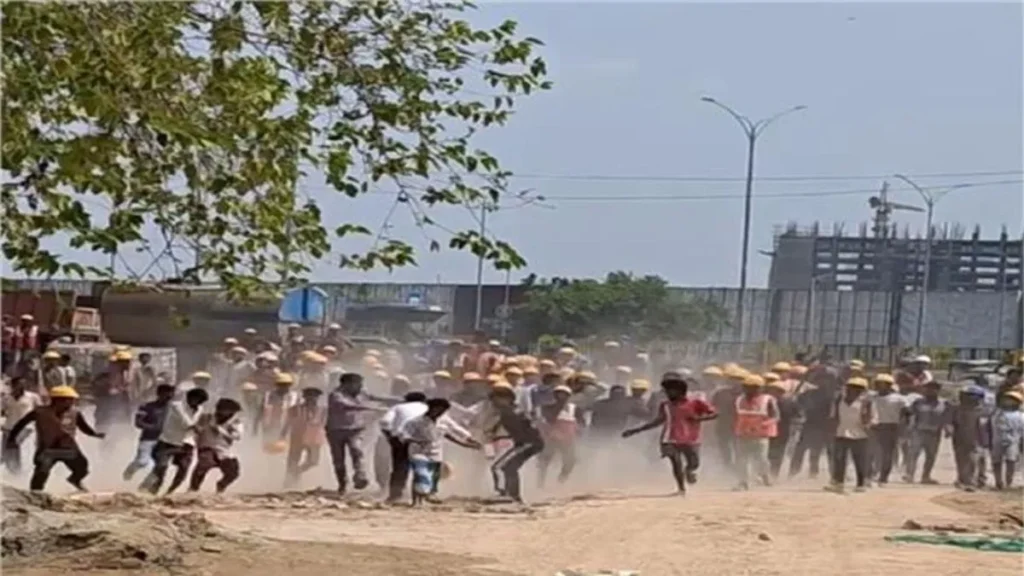 Gurugram Construction Site Accident: 19वीं मंजिल से गिरे दो मजदूर, बिहार के दिलखुश की मौत; गुरुग्राम में भारी बवाल