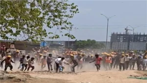 Gurugram Construction Site Accident: 19वीं मंजिल से गिरे दो मजदूर, बिहार के दिलखुश की मौत; गुरुग्राम में भारी बवाल