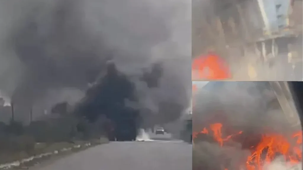 Gurugram Dumper Fire: पटौदी-रेवाड़ी मार्ग पर आग का गोला बना डंपर, चालक ने छलांग लगाकर बचाई जान, बड़ा हादसा टला