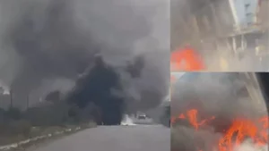 Gurugram Dumper Fire: पटौदी-रेवाड़ी मार्ग पर आग का गोला बना डंपर, चालक ने छलांग लगाकर बचाई जान, बड़ा हादसा टला