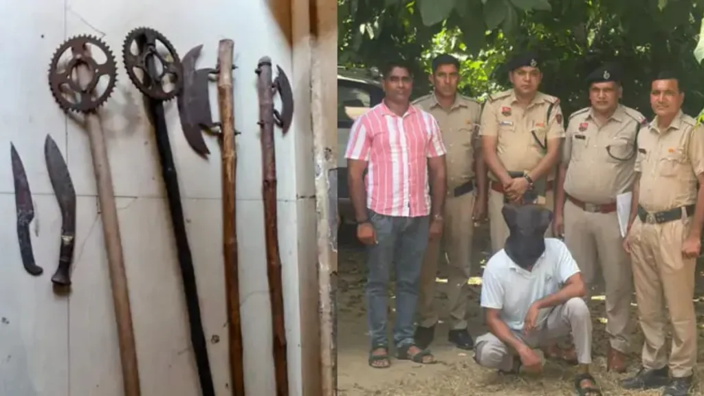 Hisar News: हिसार के मंदिर में चादर के अंदर मिले 6 तेजधार हथियार, प्रवीन उर्फ घोलू गिरफ्तार
