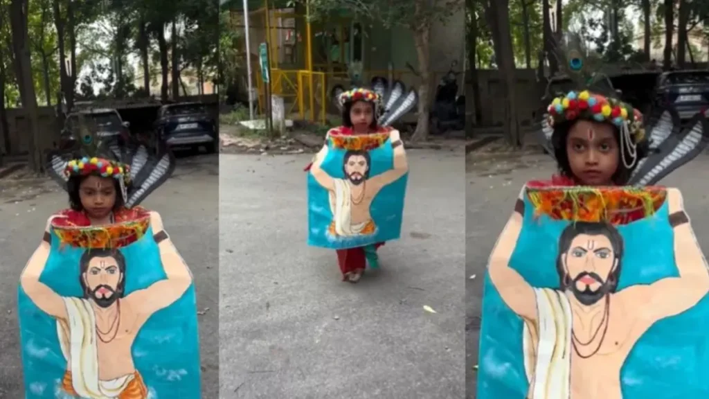 Janmashtami Special Viral: जन्माष्टमी पर छाया 'वासुदेव की टोकरी वाला कन्हैया', बच्चे का अनोखा लुक देख लोग बोले- 'क्रिएटिविटी को सलाम'