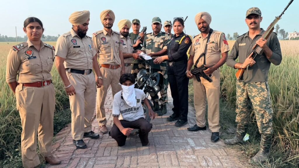 खालड़ा में BSF-पुलिस की संयुक्त कार्रवाई, 2 पिस्तौल और कारतूस बरामद; एक गिरफ्तार