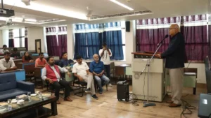 Mahendragarh : हरियाणा केंद्रीय विश्वविद्यालय में पांच दिवसीय फोटोग्राफी एवं वीडियोग्राफी कार्यशाला का समापन, एआई आधारित फिल्म ‘ट्रांजिशन’ और दो पुस्तकों का विमोचन