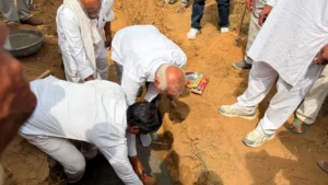 Mahendragarh : विधायक कंवर सिंह यादव ने गांव डालनवास में 33 केवी पावर हाउस का किया शिलान्यास