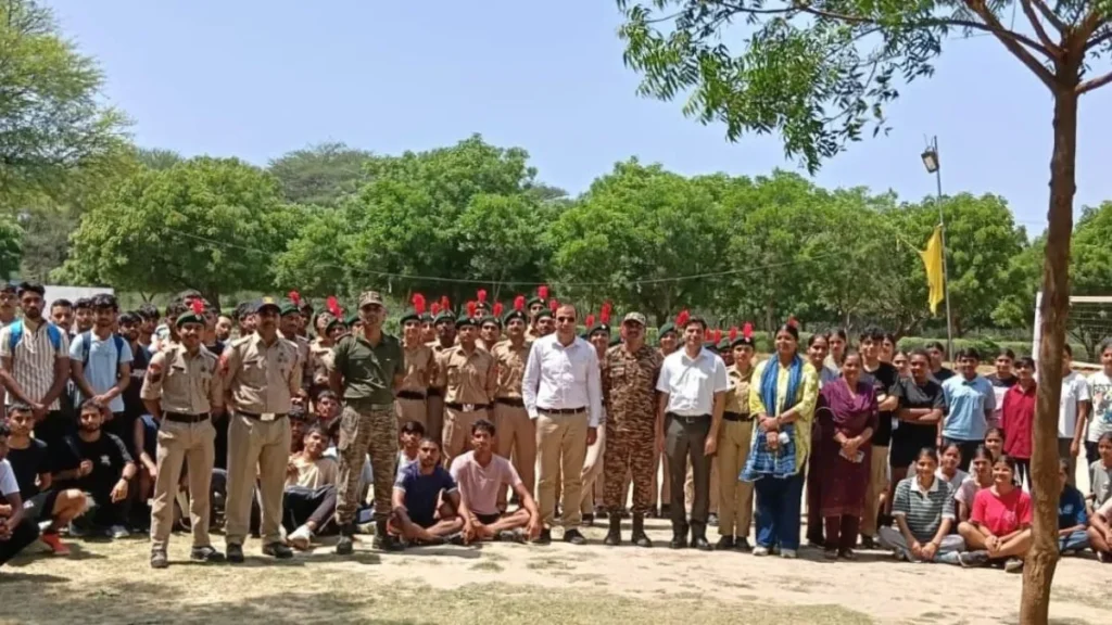 Mahendragarh : हरियाणा केंद्रीय विश्वविद्यालय में एनसीसी कैडेट चयन प्रक्रिया संपन्न, 27 सीटों के लिए युवाओं ने दिखाया उत्साह