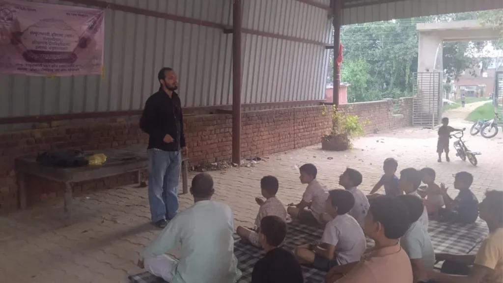 Mahendragarh : हकेवि के गोद लिए गांव जांट में संस्कृत संभाषण शिविर संपन्न, संस्कृत को आम बोलचाल की भाषा बनाने की अनूठी पहल