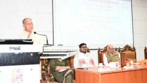 Mahendragarh : शांत, सद्भाव और सहयोगी समाज का निर्माण ही सहकारिता है- दीनानाथ ठाकुर