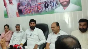 महेंद्रगढ़ में कांग्रेस की प्रेस कॉन्फ्रेंस, मुख्य चुनाव आयुक्त ज्ञानेश कुमार पर लगाए गंभीर आरोप