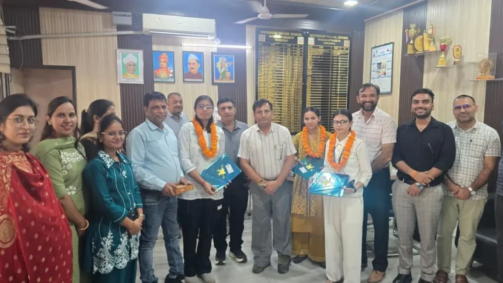 Narnaul : सीएसआईआर नेट परीक्षा में शानदार सफलता, राजकीय महाविद्यालय नारनौल की छात्रा कुमारी रिंकी ने रचा इतिहास, अखिल भारतीय स्तर पर प्राप्त किया 95वां रैंक