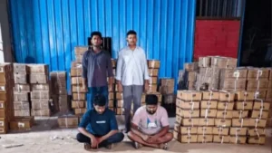 Narnaul : महेंद्रगढ़ जिला पुलिस का अवैध शराब के खिलाफ अभियान, नारनौल में 376 पेटी शराब बरामद