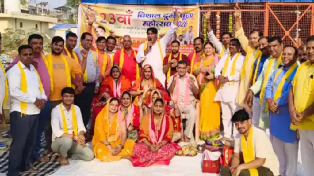 Narnaul : नारनौल में टाइगर क्लब परिवार की ओर से 23वें विशाल दुर्गा पूजा महोत्सव का हुआ भूमि पूजन, 11 अक्टूबर से सजेगा दरबार