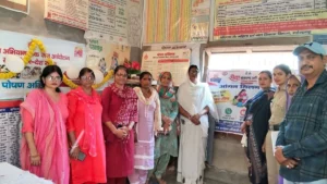 Narnaul : मोती नगर आंगनवाड़ी केंद्र में हुआ 'आंगन मिलन सेवा' कार्यक्रम का आयोजन, स्त्री सशक्तिकरण पर दिया जोर