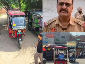 Patti Traffic Jam E-Rickshaw : पट्टी में बेकाबू होते बिना नंबर प्लेट के ई-रिक्शा, तंग बाजारों में ट्रैफिक व्यवस्था चरमराई
