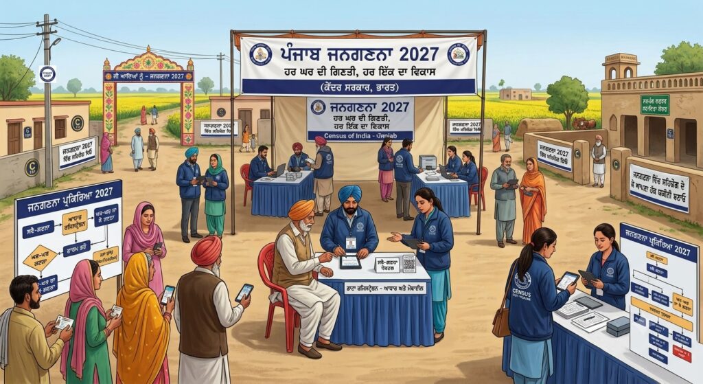 Punjab Census 2027 : पंजाब में 1 दिंसबर से शुरू होगी जनगणना