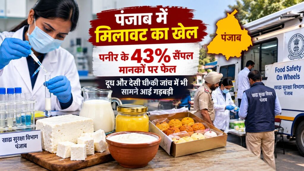 Punjab Food Adulteration: पंजाब में मिलावट पर बड़ी कार्रवाई, 43 फीसदी सैंपल फेल; त्योहारों से पहले जांच तेज