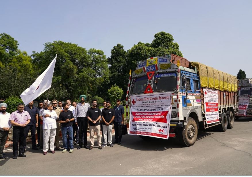 Punjab Red Cross ने नेपाल बाढ़ पीड़ितों के लिए राहत सामग्री भेजी