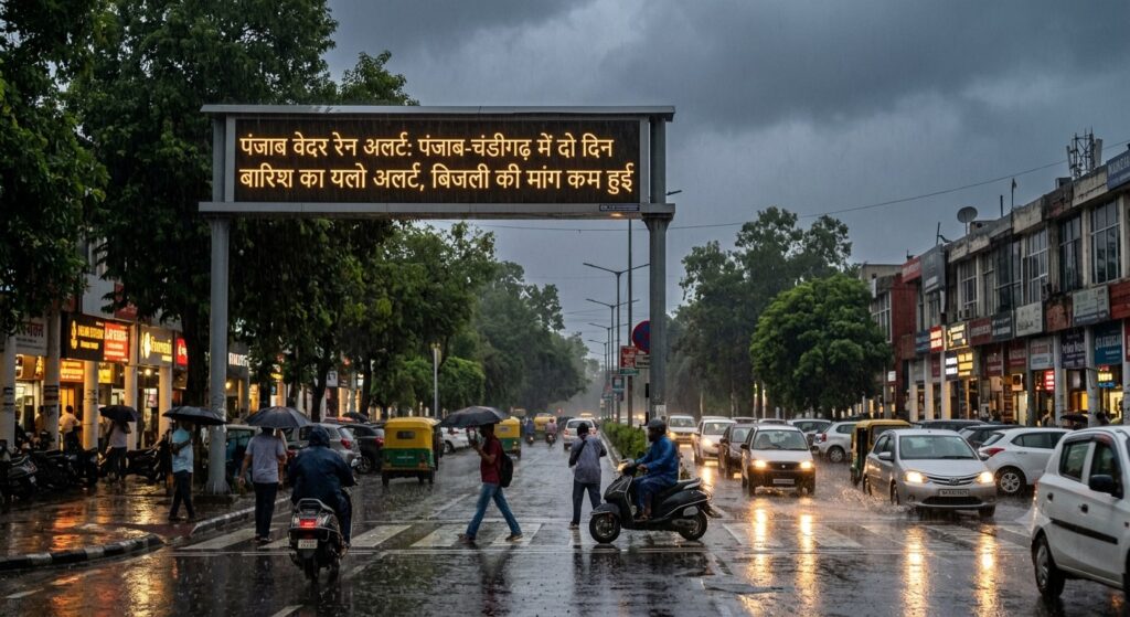 Punjab Weather Rain Alert : पंजाब-चंडीगढ़ में दो दिन बारिश का यलो अलर्ट, बिजली की मांग कम हुई