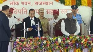 न्यायमूर्ति संजय कुमार अग्रवाल ने राजस्थान उच्च न्यायालय के मुख्य न्यायाधीश रूप में शपथ ली