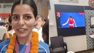 Sakshi Chaudhary: भिवानी की साक्षी चौधरी ने ओलंपिक मेडलिस्ट को 5-0 से धोया, प्री-क्वार्टर में एंट्री
