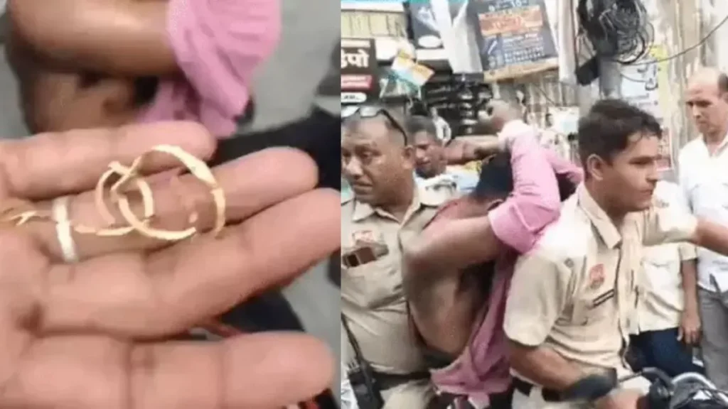 Shahabad News: बुजुर्ग महिला के कान फाड़कर बालियां झपटने वाला लुटेरा शाहाबाद बाजार में दबोचा