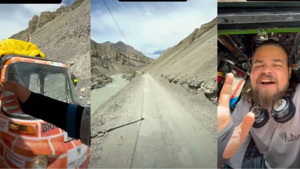 Spiti Valley Viral Video: जहां नहीं चलतीं बड़ी गाड़ियां, वहां ऑटो लेकर पहुंच गए दो ब्रिटिश टूरिस्ट