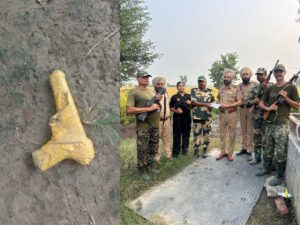 Tarn Taran BSF China Made Pistol Recovery : तरनतारन सरहद पर BSF ने गांव दौदे से मेड इन चाइना पिस्टल और कारतूस बरामद किया