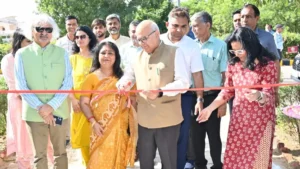 Mahendragarh : हरियाणा केंद्रीय विश्वविद्यालय (हकेवि) में राष्ट्रीय पोषण माह-2026 के तहत 'पोषण वाटिका' का शुभारंभ