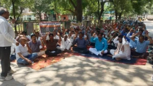 Narnaul : नारनौल में नगर पालिका कर्मचारियों की हड़ताल 36वें दिन भी जारी, 11 सितंबर को होगी महापंचायत