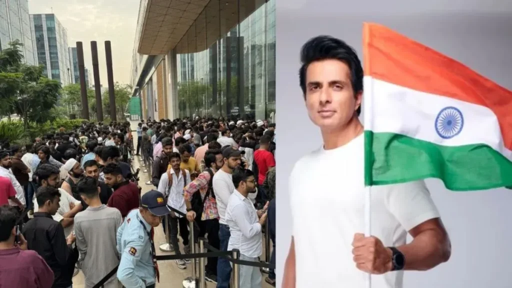 iPhone 18 खरीदने के लिए स्टोर्स पर उमड़ी भीड़, सोनू सूद ने ईएमआई कल्चर पर कसा तंज