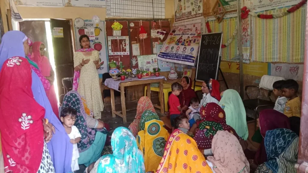 Narnaul : नारनौल ग्रामीण और कनीना सर्कल में ‘आंगन मिलन सेवा’ कार्यक्रम का दूसरा चरण शुरू, पोषण और संस्कारों का दिया गया संदेश