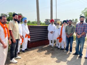 Khemkaran News : खेमकरण के नारली में विधायक सरवन सिंह धुन्न ने रखा दो सड़कों का नींव पत्थर