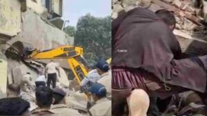 रुड़की में बड़ा हादसा: लॉ कॉलेज की दीवार और लेंटर ढहे, JCB से निकाला गया मलबे में दबा PAC जवान